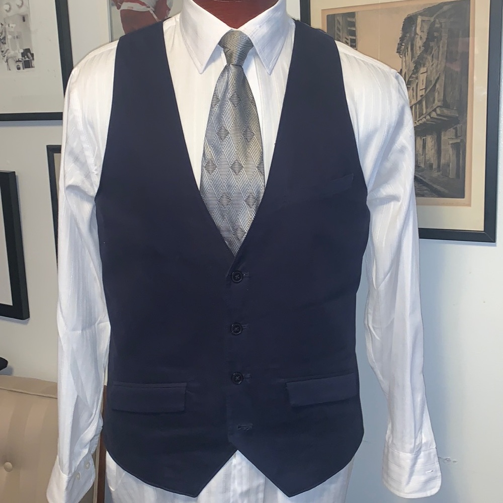 Vintage Structure mens vest S3 size M